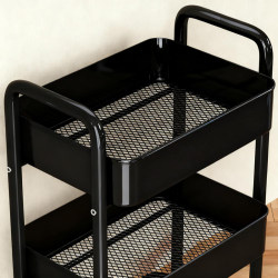 Kitchen Storage Rack Trolley, Floor-Standing, Multifunctional for Home Use, Fruit and Vegetable Basket, Spice Storage Rack, Gap Storage Rack