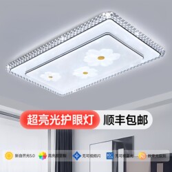 Living Room Ceiling Light, Smart Eye-Protection Lamp, Bedroom Whole House Package, Modern Simple Light Luxury Ultra-Bright Led Lighting
