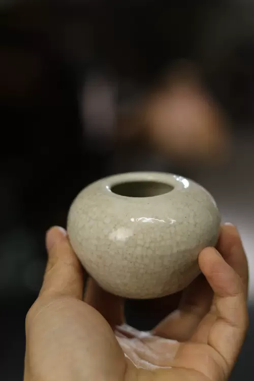 辰砂水盂 筆洗 清時代 中国 文房四寶 文房