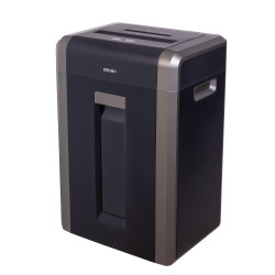 Deli 14403 paper shredder (black 1 set 4*30mm 25 sheets 31L office equipment business documents powder automatic