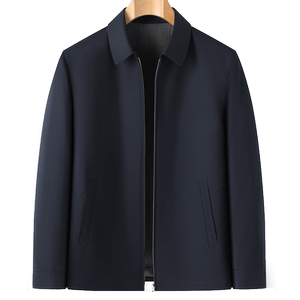 Spring new plus size lapel jacket men's business casual jacket oversized fat man loose executive style top