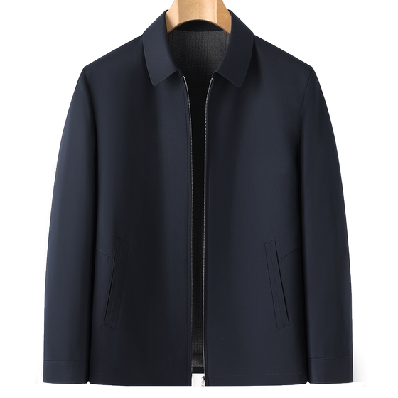 Spring new plus size lapel jacket men's business casual jacket oversized fat man loose executive style top