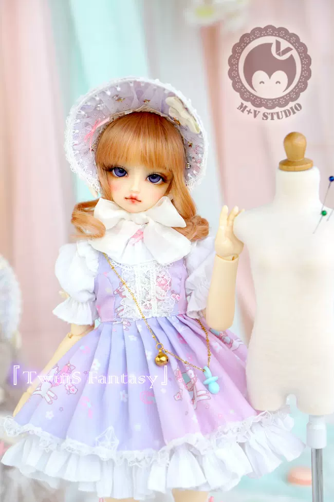 喵屋】TwinS Fantasy童话系列lolita 洋装4分BJD MSD MDD娃衣-Taobao