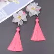 Ba chiều tua hoa khiêu dâm kẹp ngực tiếp liệu handmade kẹp ngực kim loại đồ chơi nữ SM tiếp liệu ngực phụ kiện