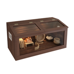 Hamster breeding box golden bear pet villa house