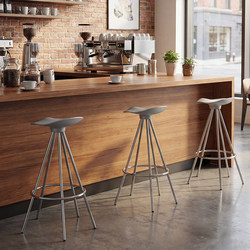 Xingwei Simple Modern High-Legged Aluminum Alloy Stool Home Bar Chair Iron Art Creative Rotatable Designer Bar Stool