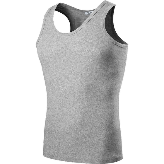 
Hengyuanxiang men's vest pure cotton inside bottoming men's white cotton I-shaped hurdle boy's sweatshirt in summer