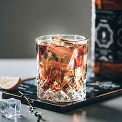 [6 Pieces] Heat-Resistant Transparent Glass Water Cups, Household Glass Cups, Juice Cups, Beer, Liquor, Whiskey Cups, Mouthwash Cups