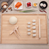 Household rolling panel chopping board cutting vegetable noodle case dumpling board and panel bamboo cutting board accounted for large solid wood chopping board panel