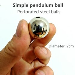 Simple pendulum ball experimental equipment Simple pendulum ball steel ball can be threaded high school physics and mechanics new model