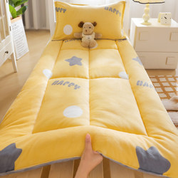 Winter Milk Velvet Thickened Mattress Pad for Student Dormitory 90X190 Mattress Pad Quilt Bed Mattress with Fleece Blanket Base