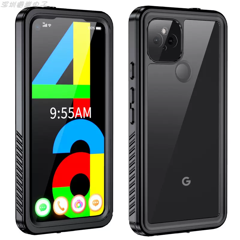 谷歌GooglePixel4A透明防水手机壳软边框全包屏幕双面防摔保护套-Taobao