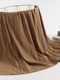 Asymmetric casual skirt Comfortable loose skirt 2025 summer new high-waist A-line skirt mid-length pocket skirt
