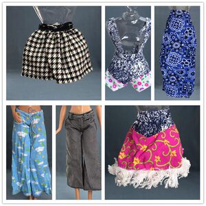 58 yuan free shipping Baba doll clothing single -piece skirt and pants dressing doll clothing jacket DIY freely wear four