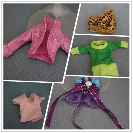 Over 58 yuan free shipping peach Momoko doll top clothing dress