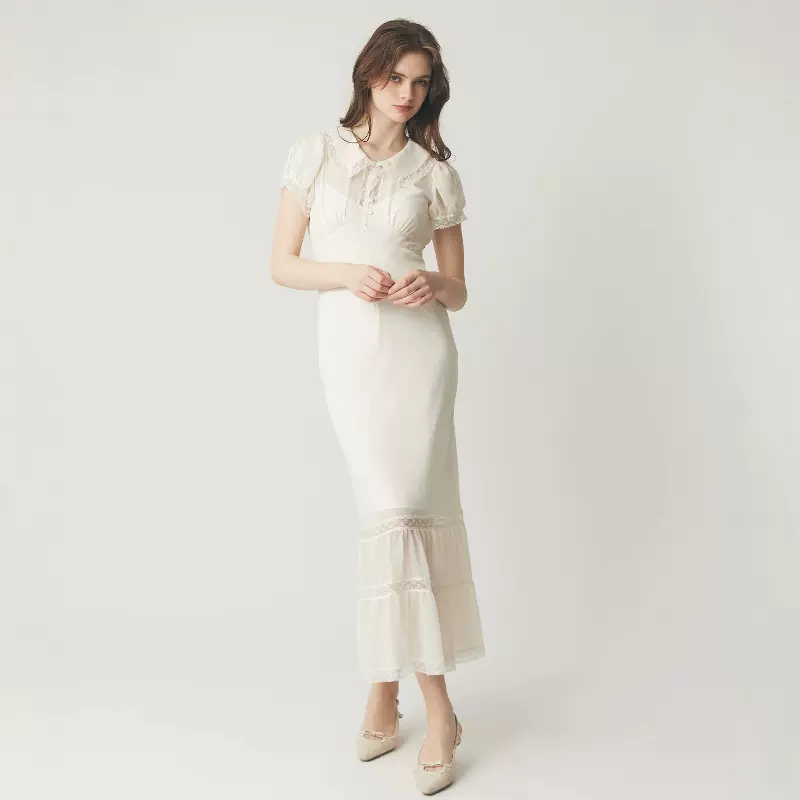 Herlipto Viera Pintuck Tiered Dress Mサイズ Herlipto Viera Pintuck Tiered Dress Mサイズ Viera Pintuck