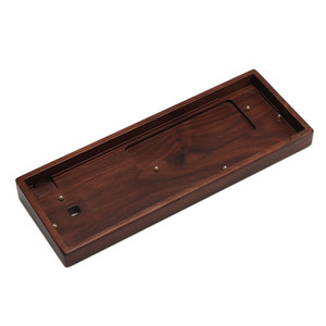 
GH60 mechanical keyboard wooden shell rosewood walnut shell 60% shell customized Wooting shell