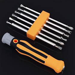 Bull Socket Screwdriver Combination Set with Strong Magnetic Yu Special-Shaped Phillips and Torx Screwdrivers for Home Repair Tools