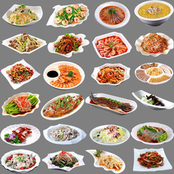 Restaurant Plate, Ceramic Dish, Household Fish Plate, Pure White Cold Dish Plate, Hot Dish Plate, High Temperature Resistant, Heart-Shaped, Double-Ear, Irregular Shape