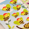 Korean funny stickers bee butterfly dragonfly 3d three-dimensional decoration cute children,s toys reward stickers stickers
