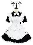 cosplay nữ sinh sexy Mèo hầu gái trang phục cos lolita đen trắng cổ điển tạp dề chuông dễ thương gợi cảm lolita Plus size cosplay hầu gái 18 cosplay hầu gái anime 