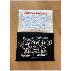 
American Good Brothers Fun Love Print Men's and Women's Loose Cotton Early Autumn Bottoming Genderless Long-Sleeved T-Shirt