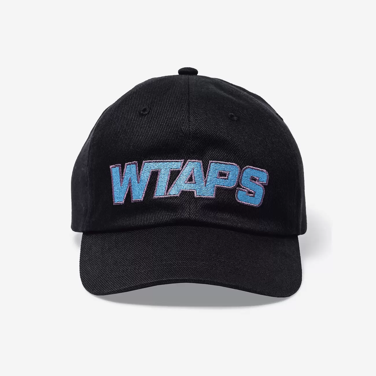 现货WTAPS T-6L 02/CAP.COTTON.TWILL 火焰刺绣可调节弯檐棒球帽-Taobao