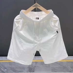 
Summer men's shorts loose and casual Korean version of beach pants sports straight-leg 5-quarter pants live room popular hot pants