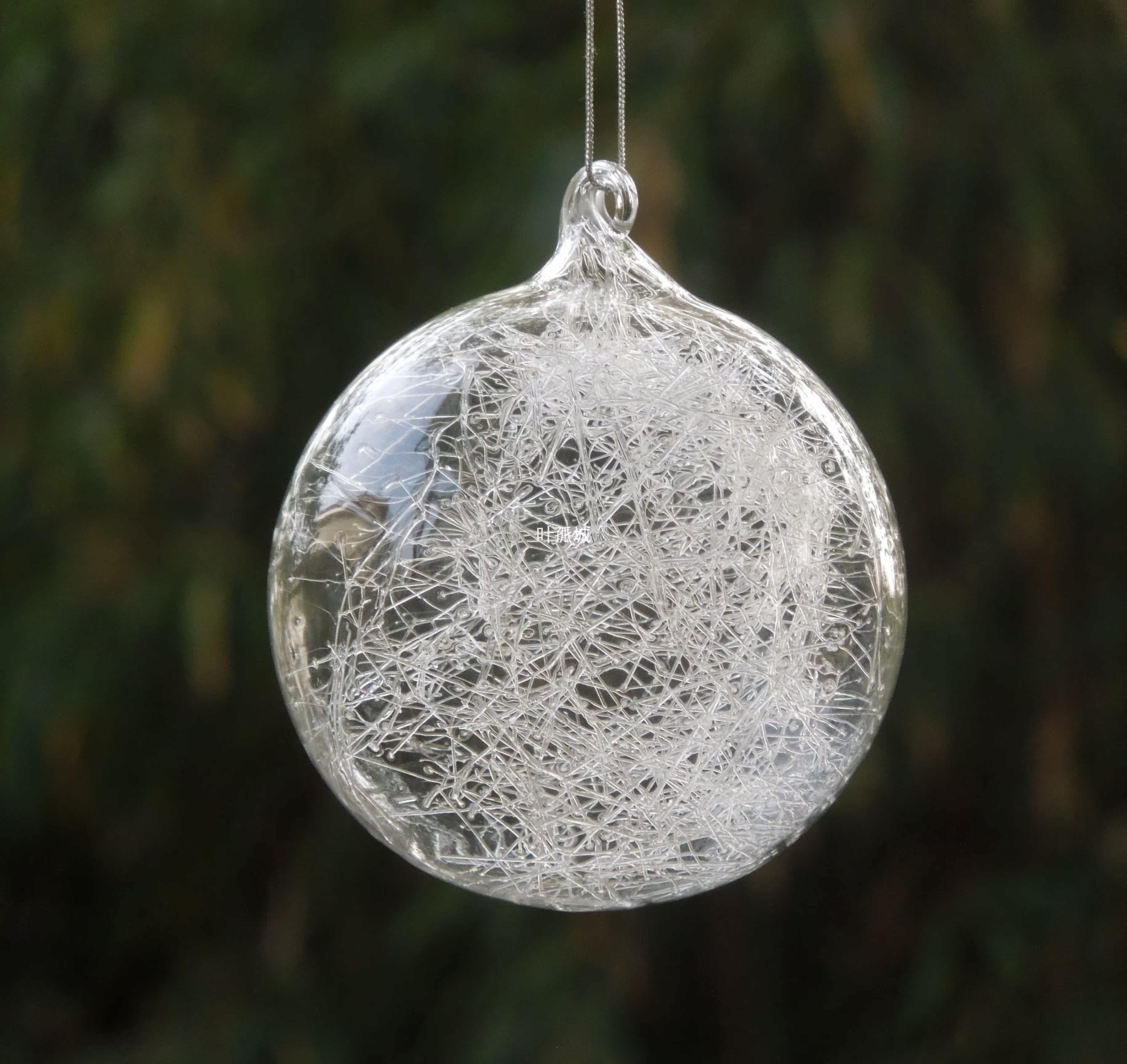 圣诞节装饰品玻璃圣诞球圣诞树橱窗布景酒店 christmas ball gift