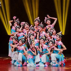 
Liyuan Xiao Hua Dan Dance Performance Costumes Pretty Hua Dan Opera Stage Performance Women's Group Dance Repertoire Peking Opera