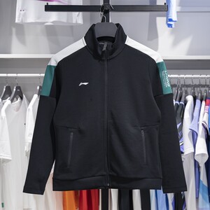 Sun Yingsha's same Li Ning jacket, same style for men and women, autumn stand-up collar, versatile cardigan, fashionable and comfortable top AWDUA82