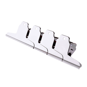 
True color clip stationery collection fixed mountain-shaped clip stainless steel iron bill clip drawing board art painting large book small clip file household multi-functional strong metal butterfly bill clip office supplies