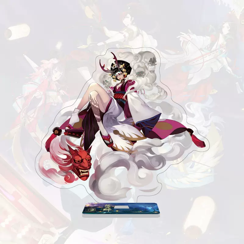 陰陽師茨木童子玉藻前輝夜姬閻魔覺醒前同人周邊大立牌模型擺件 Taobao