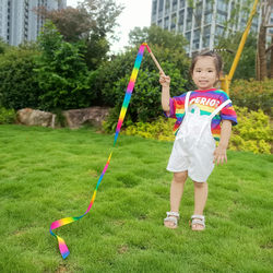 Dance Ribbons, Rhythmic Gymnastics, Children's Colorful Kindergarten Performance Props, Dancing Streamers, Colorful Silk Ribbons