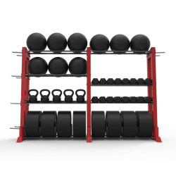 Tengtai Personal Training Studio Comprehensive Storage Rack Dumbbell Kettlebell Barbell Rack Gravity Ball Yoga Ball Professional Storage