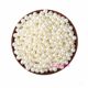 DIY handmade materials Abs imitation pearl pure white beige white high bright straight hole pearl 3-25mm size round bead loose beads
