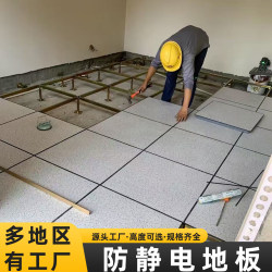 All-Steel Computer Room Anti-Static Flooring 600*600Pvc Movable Elevated Network Ceramic Anti-Static Flooring Tiles