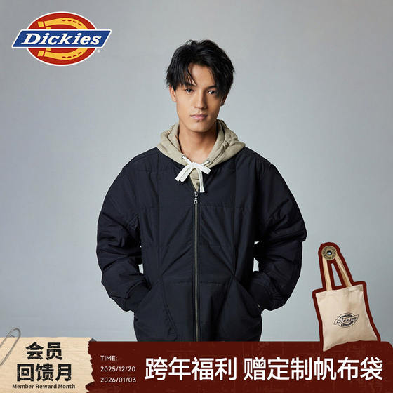 
Dickies emperor cool coat autumn and winter large pocket casual warm quilted thin cotton jacket cotton coat for men and women couples