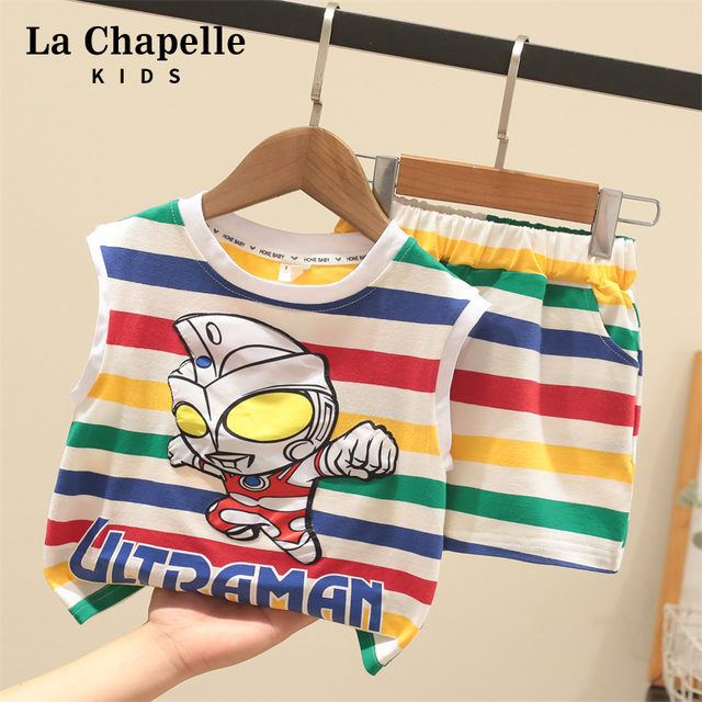 La Chapelle Children's Clothing Ultraman Clothes Boys Summer Suit ...