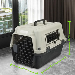 Pet Cat Travel Crate, Dog and Rabbit Transport Cage, Car Crate, Cage That Meets Iata Aviation Standards