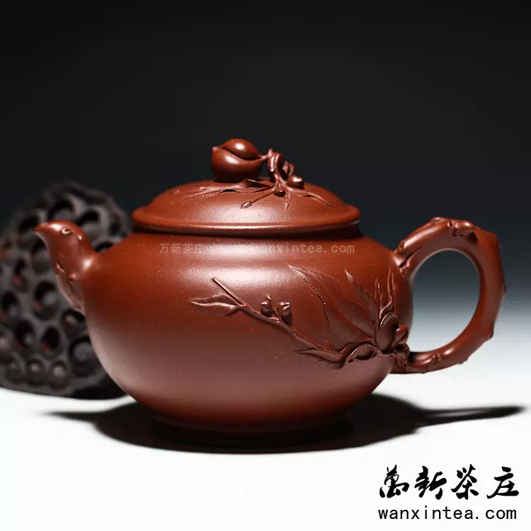 万新茶庄宜兴紫砂壶施小马制【础方壶】 500cc