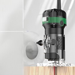 Chimei Six-Speed Adjustable Speed Trimming Machine Woodworking 6.35 Trimming and Grooving Machine Carving Machine Electric Wood Milling Machine Wood Grooving Machine