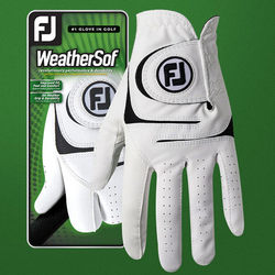 Men's Golf Gloves with Sheepskin Palms, Wear-Resistant Sports Golf Finger Gloves, Non-Slip, Breathable Left-Hand Gloves