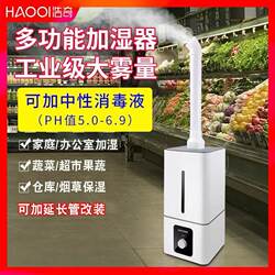 Haoqi Humidifier Industrial Large Mist Volume Commercial Supermarket Fruit and Vegetable Preservation Spray Atomizer Hq-Js130