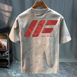 Outlets~Brand Counters Export Clearance Spring and Summer Fashion Trendy New Men's and Women's Cool Printed Short-Sleeved T-Shirts