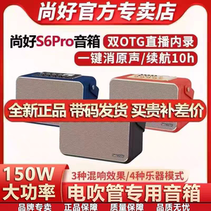 
Shanghao S6pro speaker, hair tube, saxophone, outdoor performance instrument charging portable live broadcast recording