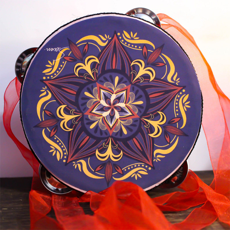 Xinjiang drum - Beige tambourine