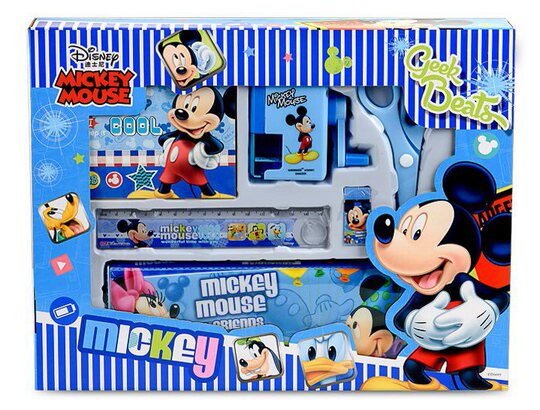 ディズニー文房具セット - ミッキー学校用品ギフトボックス