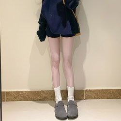 Navy Blue Sports-Style Low-Waist Shorts for Women, Spring 2026 New Model, Versatile for Everyday Wear, Slimming for Petite Figures, Hip-Hugging Shorts