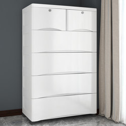 Enlarged Storage Box Plastic Drawer Storage Cabinet Children's Storage Cabinet Baby Simple Wardrobe Baby Storage Box
